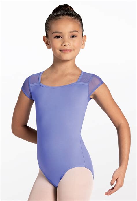 Mesh Cap Sleeve Dance Leotard Weissman®