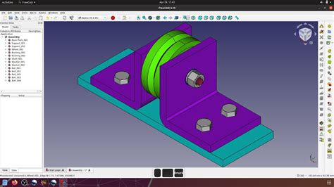 Freecad Create Assembly Practice Youtube