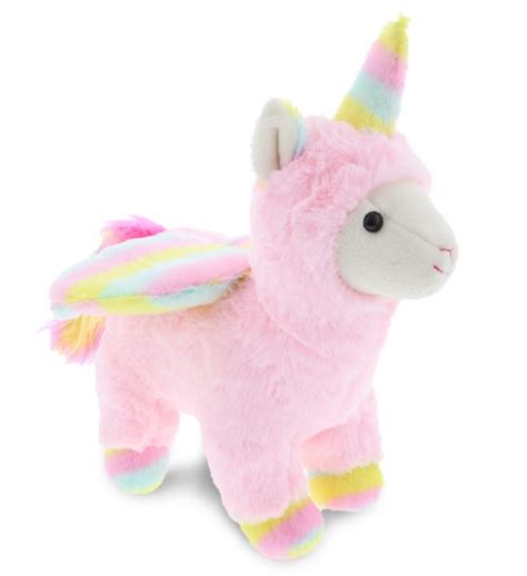 Pink Flying Llamacorn Super Soft Plush Dollibu