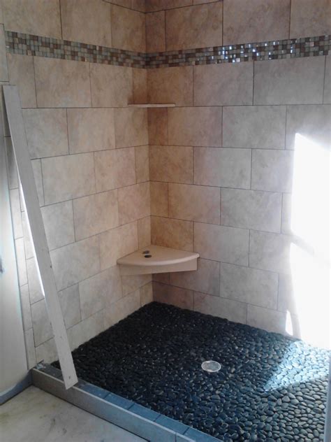 pebble tile shower floor installation - Have The Finest Web Log Miniaturas