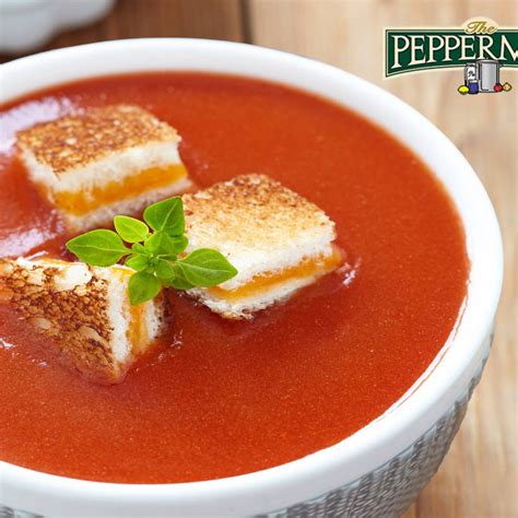 Tomato Soup And Grilled Cheese Croutons Recipe