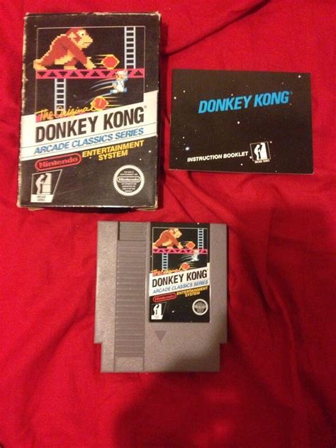 The Original Donkey Kong Arcade Classic Series Nintendo Nes W Box And