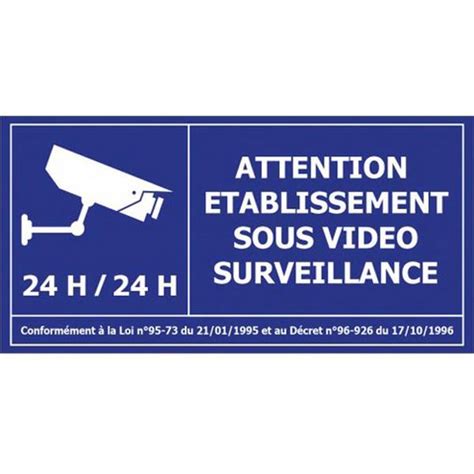 Zahlung Festnahme Möbel panneau video surveillance à imprimer