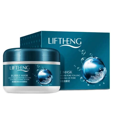 Очищающая пузырьковая маска для лица с аминокислотами шелка Liftheng ...