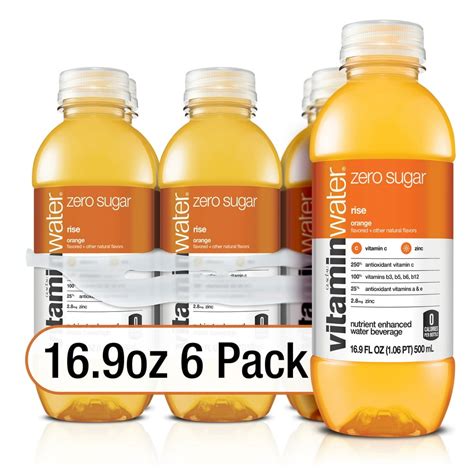 Vitaminwater Zero Sugar Rise Electrolyte Enhanced Water W Vitamins