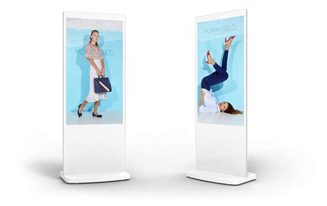 Av Black Android Freestanding Digital Poster Av