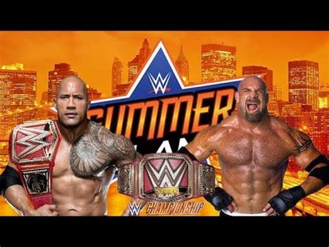 FULL MATCH Goldberg Vs The Rock WWE WrestleMania 2K23 YouTube