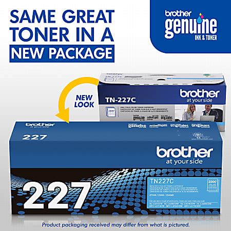 Brother TN 227 Cyan High Yield Toner Cartridge TN 227C - Office Depot