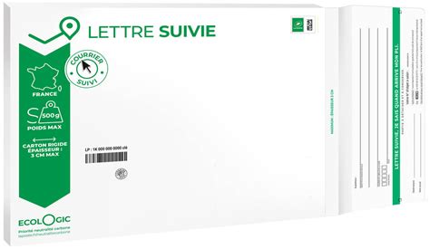 Pr T Poster Lettre Verte Suivie S Pochette Cartonn E X Cm