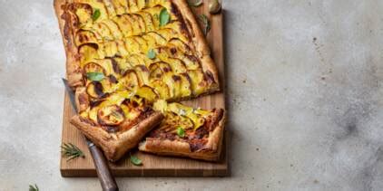 Tarte fine boudin blanc et pommes facile découvrez les recettes de