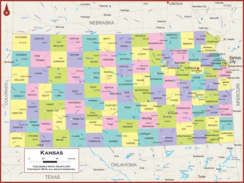 Map Of The State Of Kansas Usa Nations Online Project 49 Off