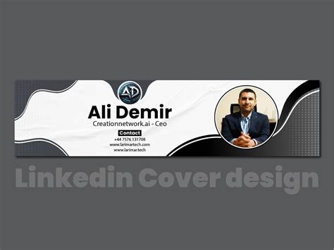 LinkedIn cover design on Behance