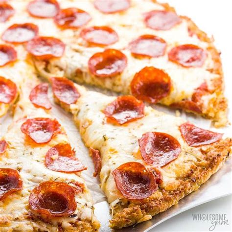 Low Carb Cauliflower Pizza Crust Recipe Crispy 3 Ingredients