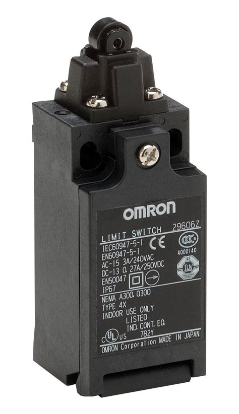 D4N 4232 Omron Industrial Automation Limit Switch Top Roller