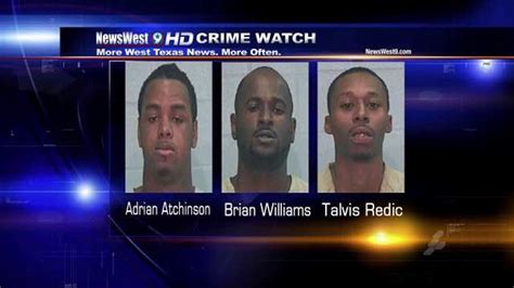 Three Men Arrested In Odessa Aggravated Robbery