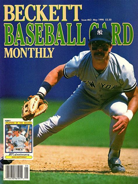 Retro Beckett Baseball Card Monthly Hot Cold May 1990