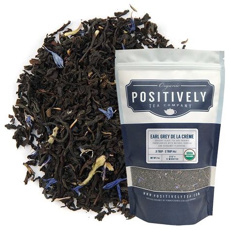 Positively Tea Company Organic Earl Grey De La Crme Black Tea Loose