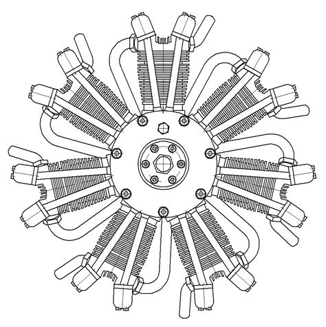 Plan: 7 Cylinder Radial Engine | Martin Ohrndorf Modellbau & Technik