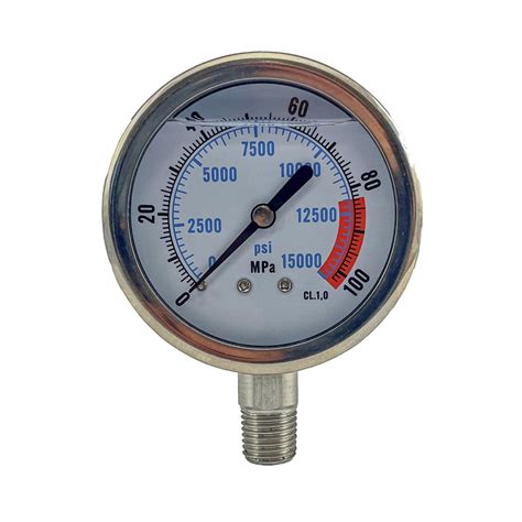 Mgn R Pressure Indicator Manometer Bar With Bottom Outlet G