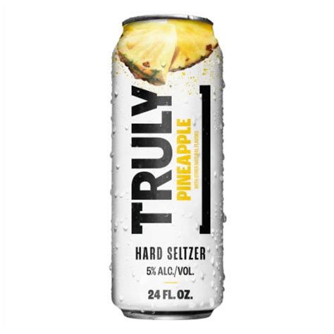 TRULY Pineapple Hard Seltzer Single Can 24 Fl Oz Kroger