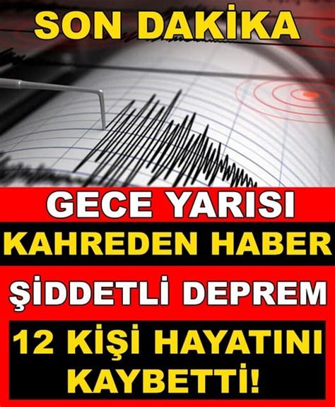 Büyük Deprem Oldu Duaciyiz