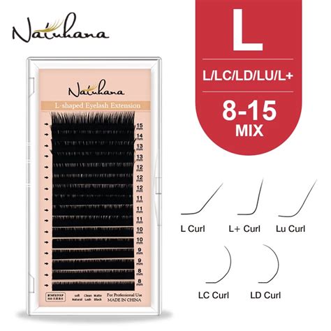 L 8 15mix Curl Individual Lashes Mink Eyelashes Soft Faux AliExpress