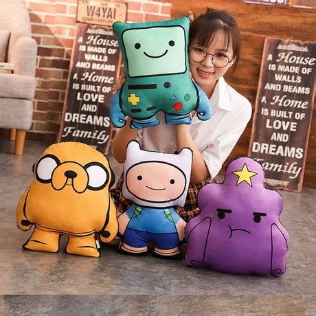 Adorable Finn And Jake Plush Toy Pillow Cushion Cartoon Adventure Time