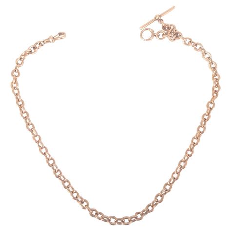 9ct Gold Fob Chain For Sale At 1stdibs