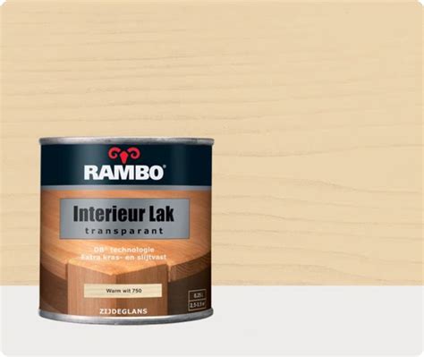 Rambo Interieur Lak Transparant Liter Warmwit Bol