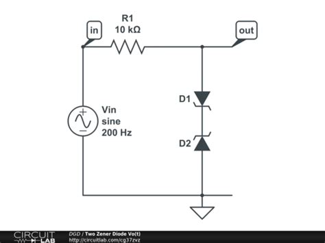 Zener Diode Circuit Diagram Wiring Diagram