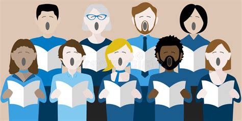 Choir Stock Illustrations – 10,833 Choir Stock Illustrations, Vectors ...