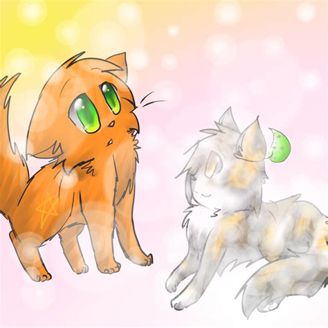 Spottedleaf and Firestar by Kitzophrenic on DeviantArt