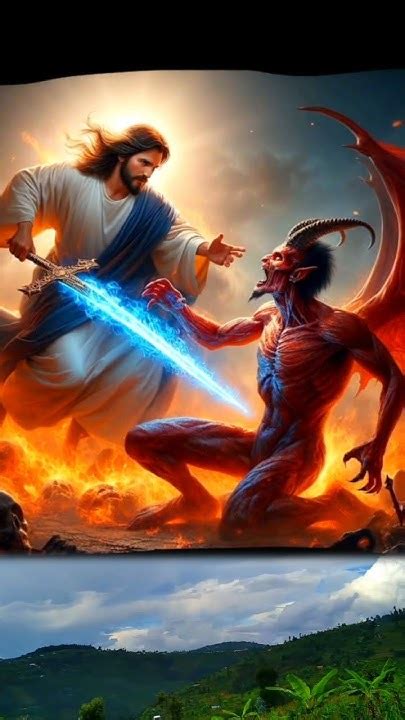 Devils Must Defeated👿 Devil Vs Jesus Jesus Loves You Jesusiscoming