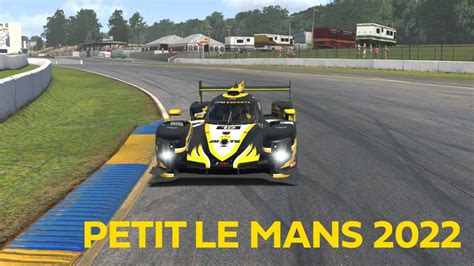 2022 IRacing Petit Le Mans CFM ESports 15 Part 1 YouTube