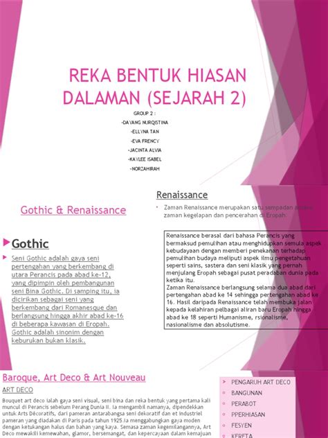 Reka Bentuk Hiasan Dalaman Sejarah 2 Pdf