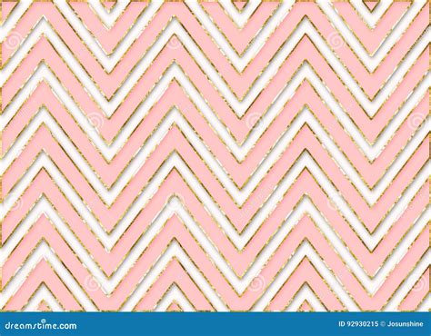 Purple And Gold Chevron Background