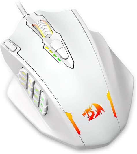 Redragon M908 Impact RGB LED MMO Mouse With Side Buttons Optical Wired