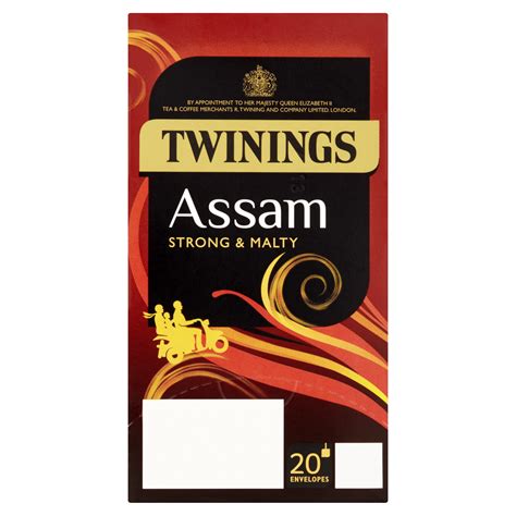 Twinings Assam Envelope Teabags 4x20 Selecta Uk