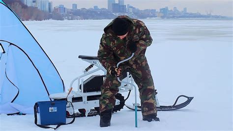 Electric Snowmobile For Fishing Part 2 SNIEJIK