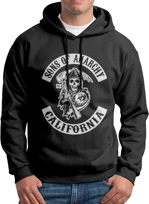 Huatongxin Sons Of Anarchy Hoodies For Men Custom Fleece Pullover