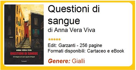 Questioni Di Sangue Di Anna Vera Viva Recensione Del Libro