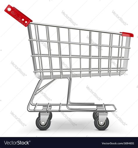 Supermarket cart Royalty Free Vector Image - VectorStock