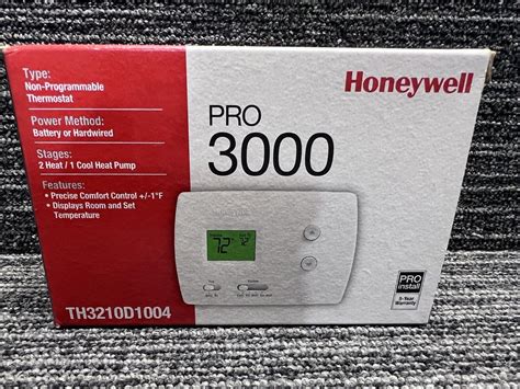 Honeywell Th3210d1004 Non Programmable Digital Thermostat White 85267261142 Ebay