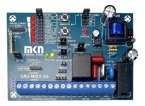 Placa Central Gr Mixx Mkn Para Motor De Port O Garen Parcelamento