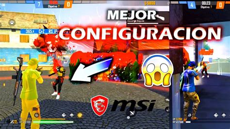 LA Mejor CONFIGURACION Para Msi 4 240 YouTube