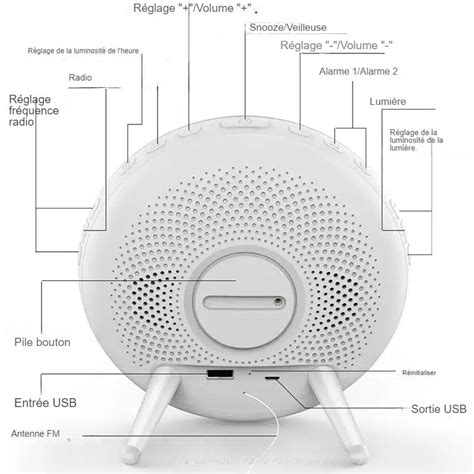 Réveil simulateur d aube connecté avec commandes vocales simulateur d