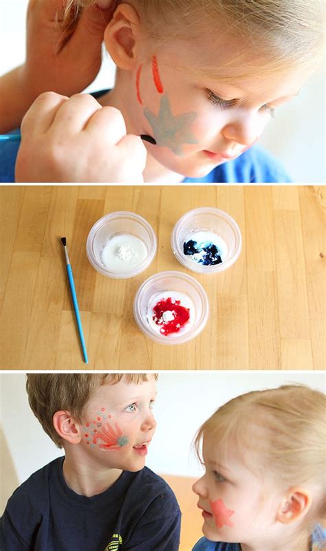 A Super Simple Non Toxic Homemade Face Paint Recipe For The 4th Of