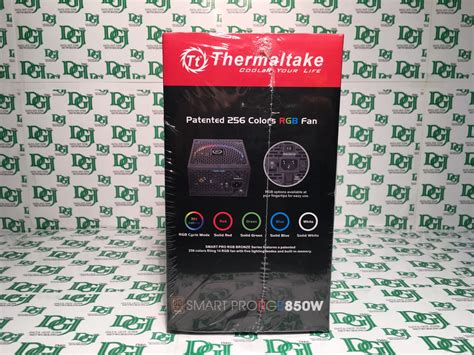 Thermaltake Smart Pro RGB 850W 80+ Bronze 256-Color RGB Fan - Data Got Junk