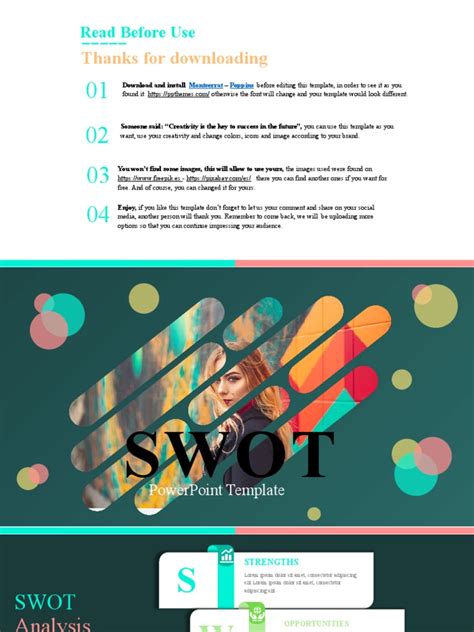 Swot Powerpoint Template by Ppthemes | PDF | Business | Business ...