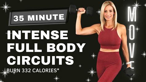 35 Minute INTENSE Full Body Sculpt Circuits Cardio Strength HIIT